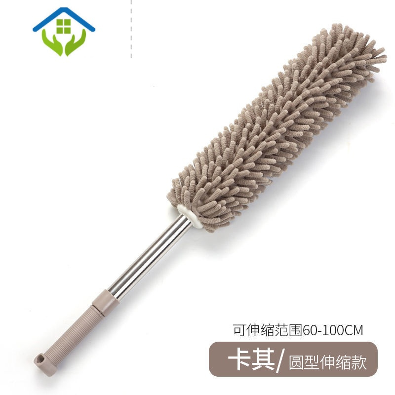 御蓝锦床底清扫神器鸡毛掸可伸缩家用除尘扫灰缝隙掸子