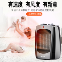 先锋(SINGFUN)取暖器暖风机家用可摇头台式办公室家用电暖器小型电暖气冷暖两用暖风机两档1800W 黑色DQ519W