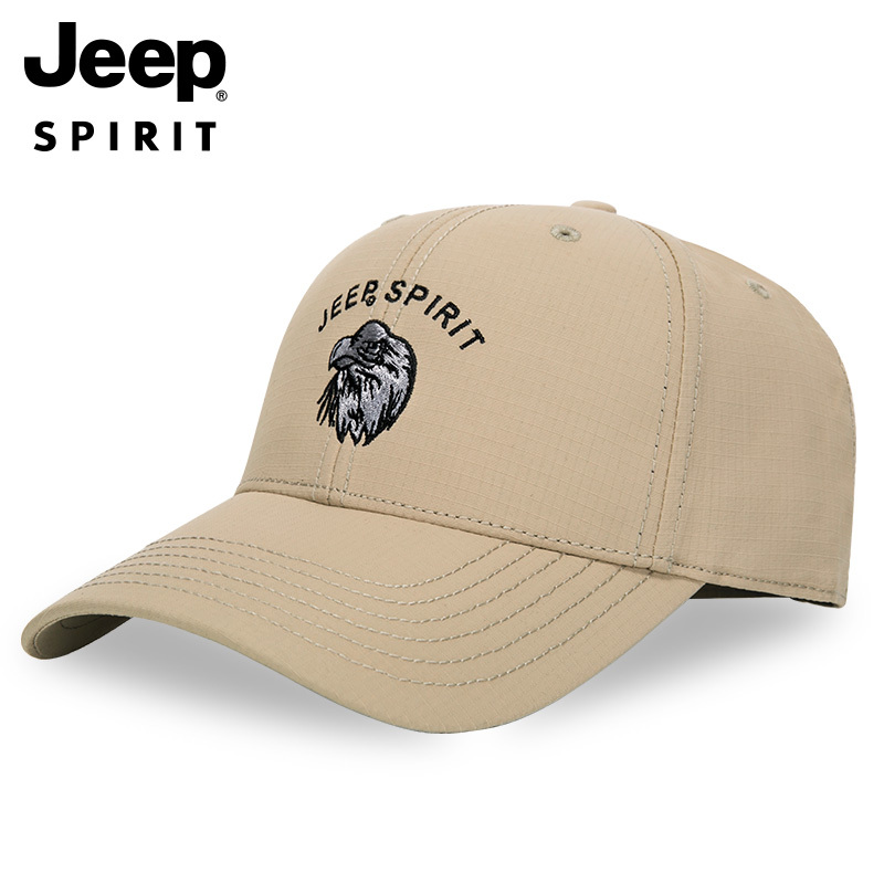 JEEP SPIRIT吉普帽子专柜正品帽子男棒球帽鸭舌帽四季可戴户外休闲运动帽