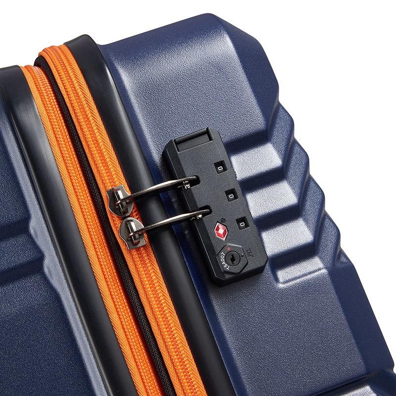 DELSEY 双轮式四轮拉杆箱00400680102 蓝色20寸高清大图