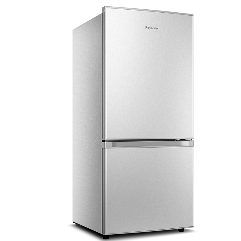 冰箱双开门180208l三门家用中型宿舍租房用小型电冰箱_76银色双门