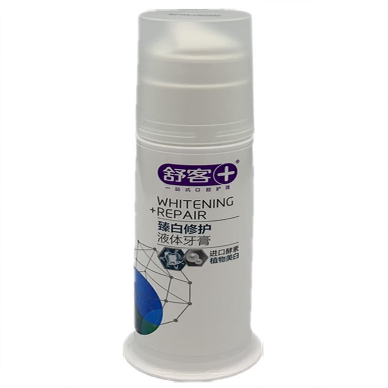 舒客+臻白修护液体牙膏100g 3支高清大图