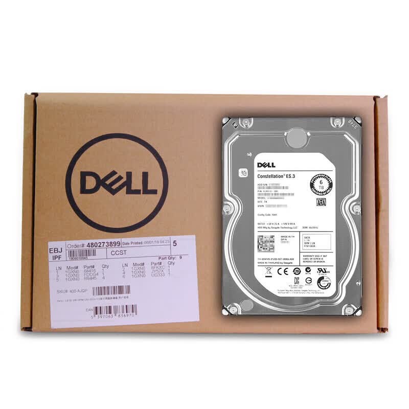 戴尔(DELL)服务器工作站企业级NAS数据存储阵列硬盘 8T 7.2K SATA 3.5英寸高清大图
