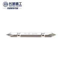长城精工双头旋具头螺丝批刀杆65mm旋具杆批头6.3mm系列4.5mmPH1 480201