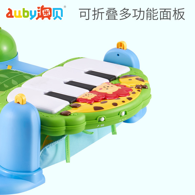 澳贝(AUBY)儿童玩具 宝宝婴幼儿玩具脚踏钢琴健身架0-3个月新生儿0-1岁高清大图