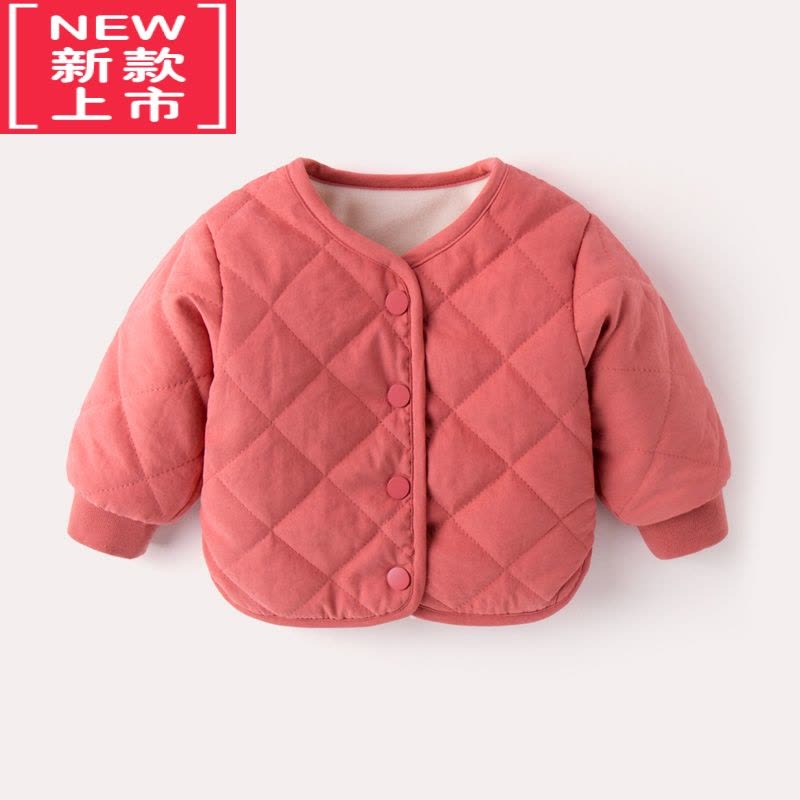 可莉允宝宝外套秋冬加绒棉衣男童加厚衣服冬季棉袄儿童保暖棉服婴儿冬装图片