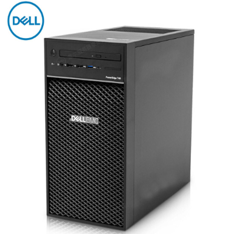 DELL戴尔 小型塔式服务器主机迷你机箱 云存储服务器 T40[至强E-2224G+2G显卡]16G/2*2T桌面级