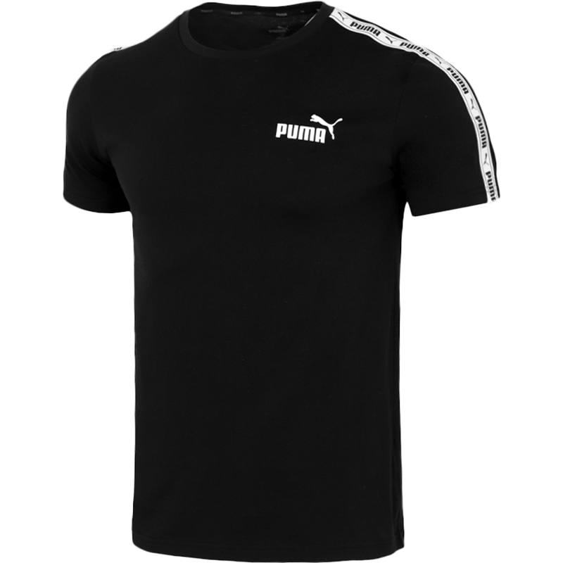 彪马(PUMA) T恤男装夏季新款跑步运动服宽松透气休闲上衣衫体恤圆领半袖短袖 532557-01