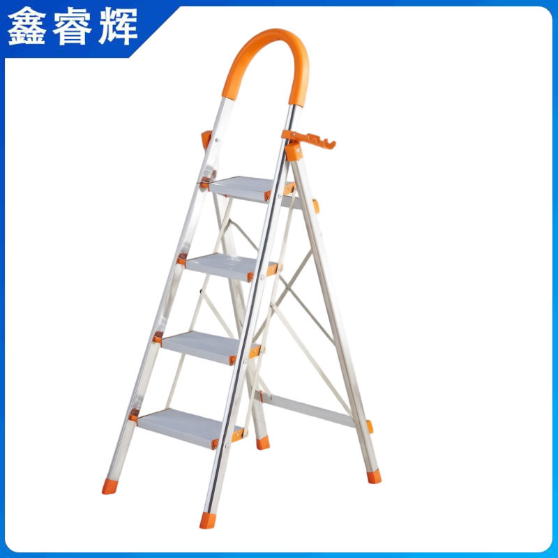 鑫睿辉 家用梯四步 橙色 个高清大图