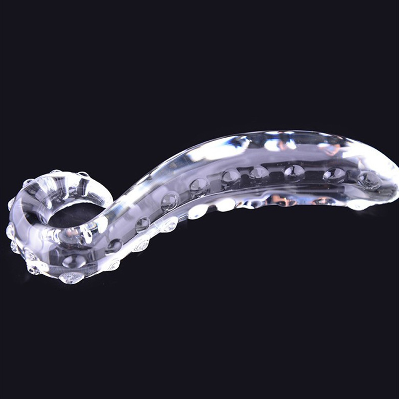 水晶玻璃仿真阳具女用蒂刺激自玩冰火棒夫妻激情性工具成人用品高清大图