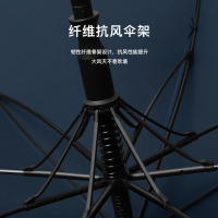 美度超大三人雨伞长柄自动男士商务晴雨伞抗暴风加大防风直杆雨伞M1153