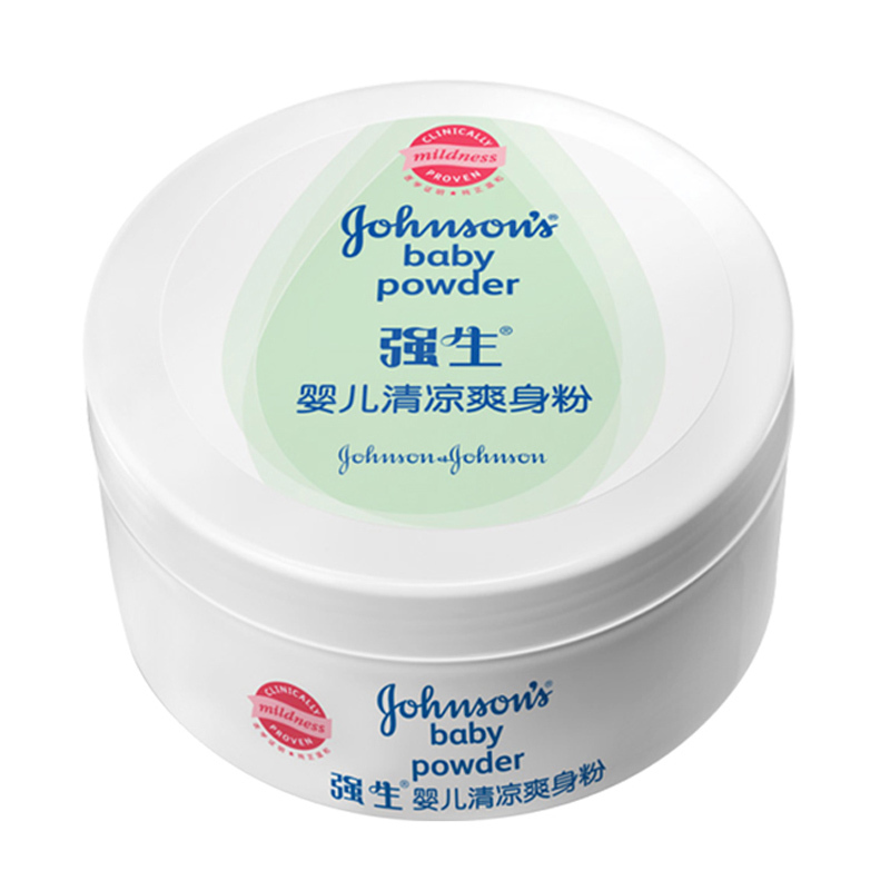 强生婴儿清凉爽身粉140g