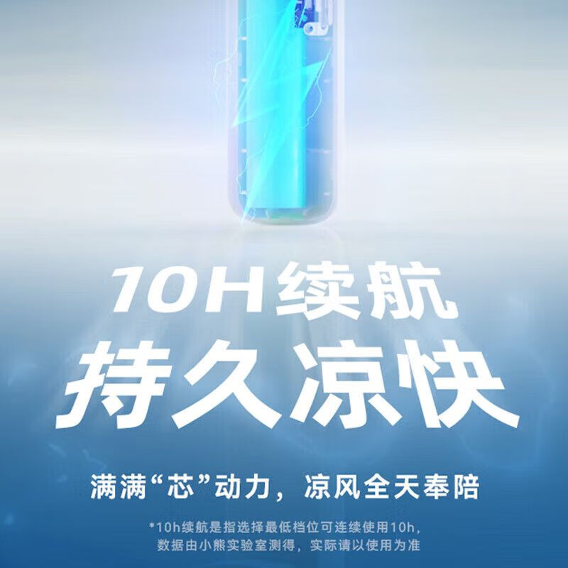 小熊小风扇迷你扇户外风扇家用电扇小型卧室宿舍用办公室清凉扇 手持迷你折叠扇 DFS-Y03A3高清大图