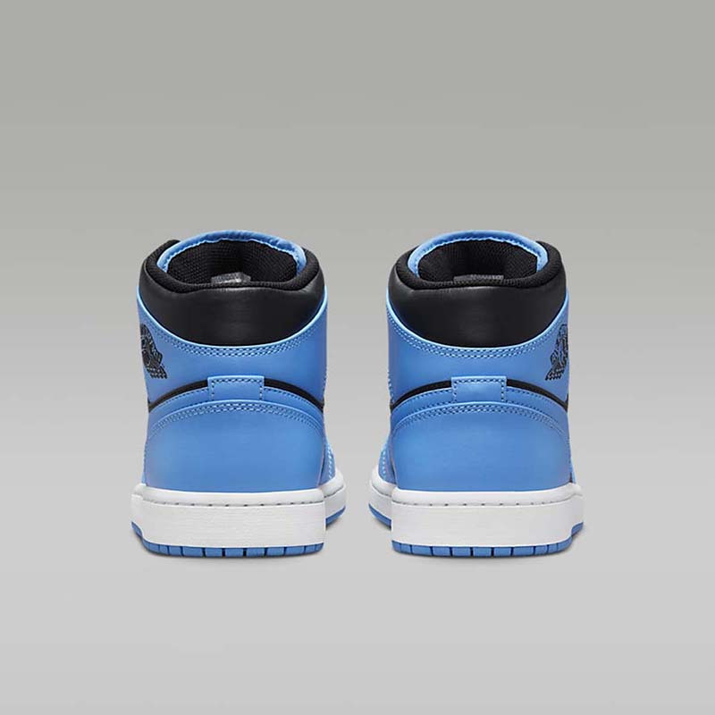 nike耐克男鞋Air Jordan 1 AJ1蓝黑中帮复古休闲篮球鞋DQ8426-401