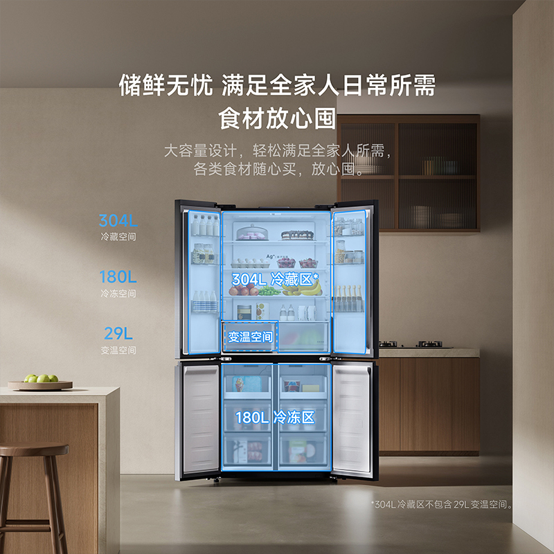 小米米家冰箱BCD-513WMSA高清大图