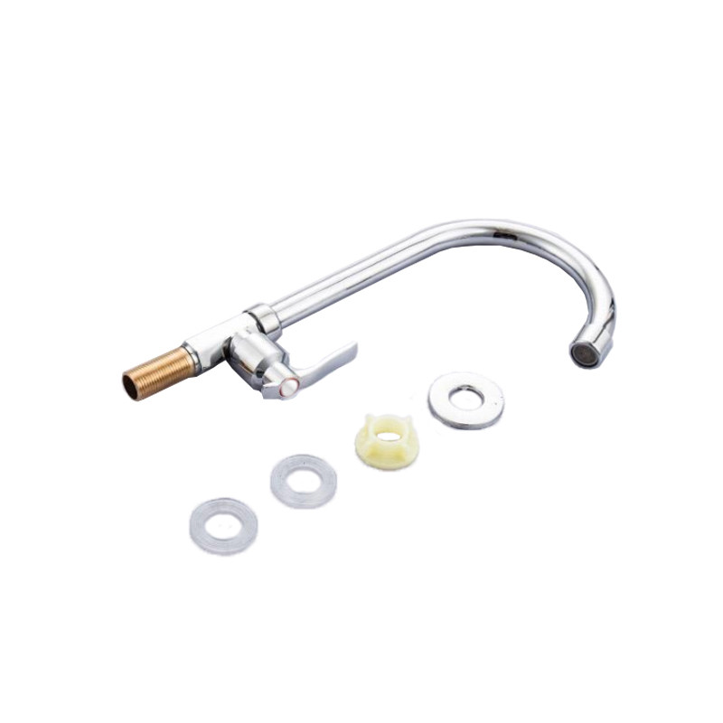 南方卫通 厨卫水龙头 六角单水-sl皇帝拨水龙头 立式单冷高弯龙头 通用接口4分NF-011 / 个高清大图