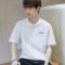 棉质2021新款夏季短袖男士t恤韩版时尚潮流百搭宽松半袖ins潮 莎丞