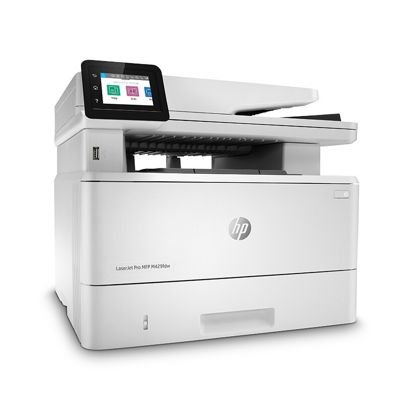 惠普HP LaserJet Pro MFP M429dw 黑白激光一体机打印复印扫描自动双面无线手机家用学生办公惠普打印复印一体机自动双面打印一体机标配