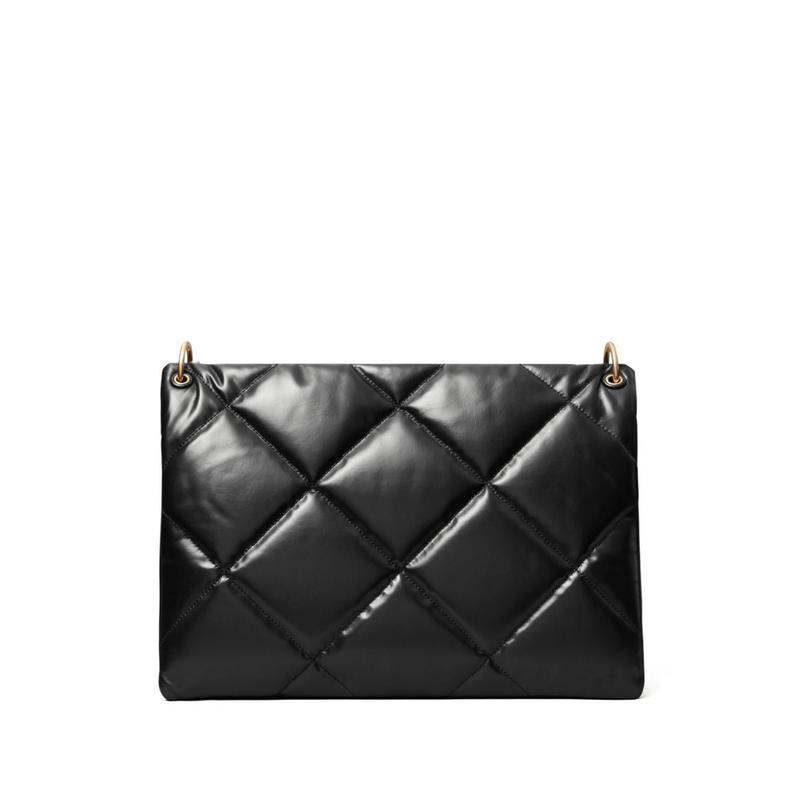 托里.伯奇(TORY BURCH)女士牛皮链条绗缝磁吸单肩包小巧百搭配饰