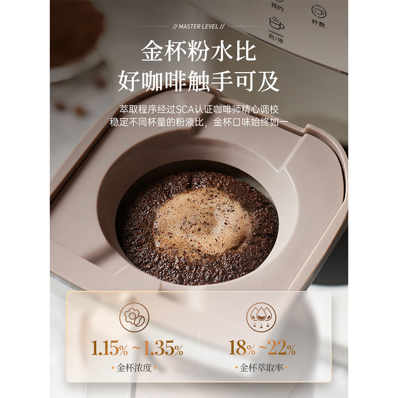 摩飞 磨豆咖啡机MR7009高清大图