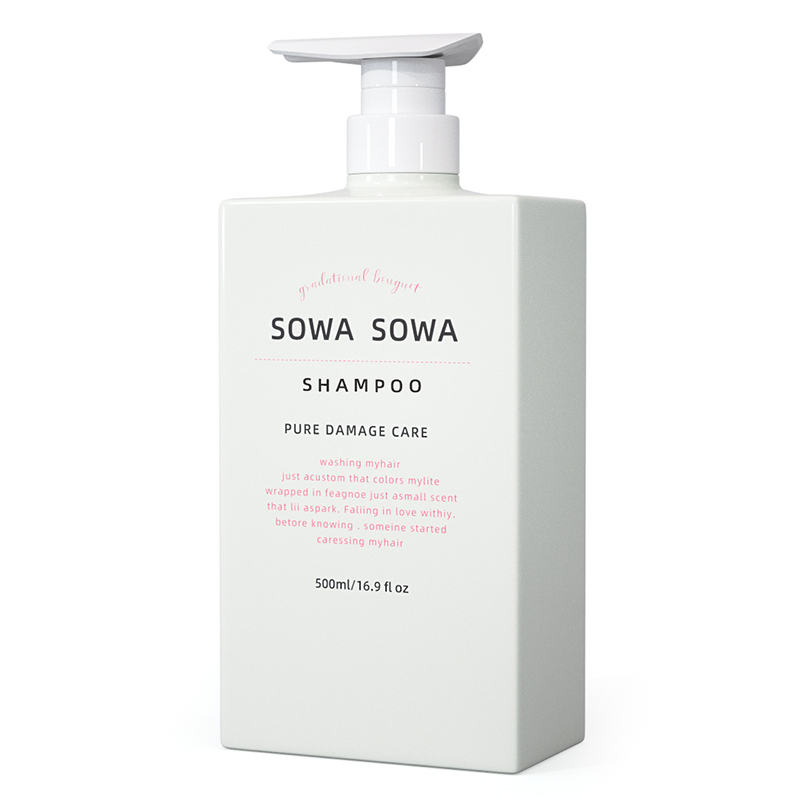 SOWASOWA三蛋丸滋养润泽洗发水500ml 温和清洁头皮护理防毛躁 持久留香