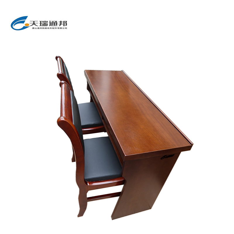 天瑞通邦 课桌条形桌(含2把课桌椅) 1400*400*760mm 套 酒红色