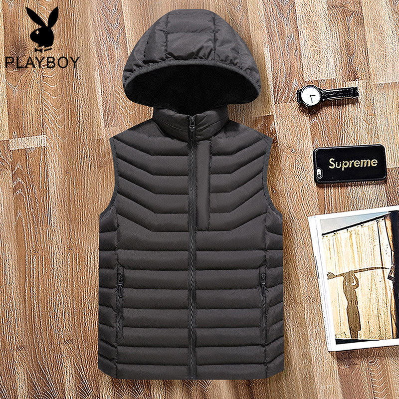 男士马甲秋冬加肥加大码韩版潮流羽绒棉坎肩保暖背心马夹情侣外套.