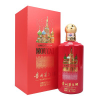 贵州茅台酒 53度 酱香型白酒 茅台走进系列 750ml 走进俄罗斯·莫斯科