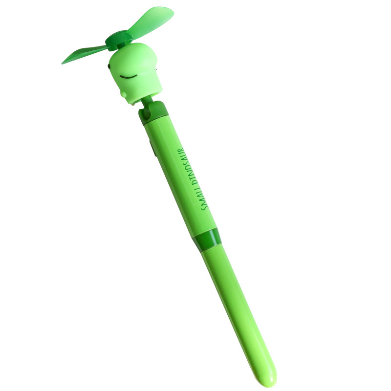 ins少女心可爱创意金属迷你风扇笔夏季学生用宿舍随身便携圆珠笔风扇