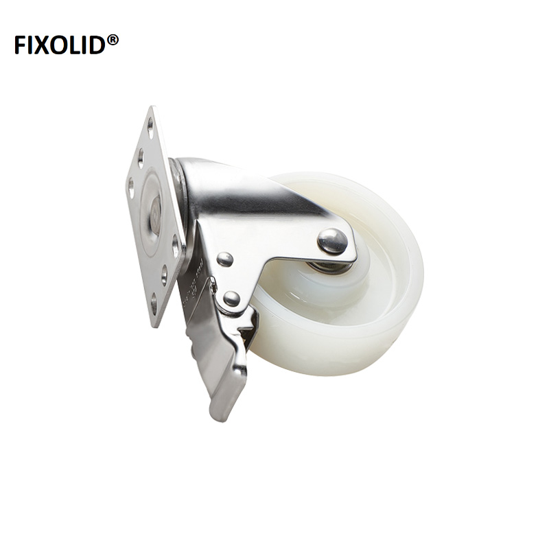 FIXOLID 尼龙脚轮万向带刹车 5寸 个高清大图
