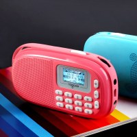 便携式收音机插卡音箱儿童mp3外放音乐播放器宝宝故事机迷你音响充电老年人戏曲歌曲随身听播放机Q15
