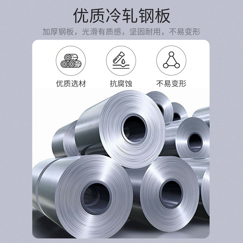 尔迈 仓储货架置物架货物仓库钢制中型展架 2*1*0.4m 300kg/层 军绿色高清大图