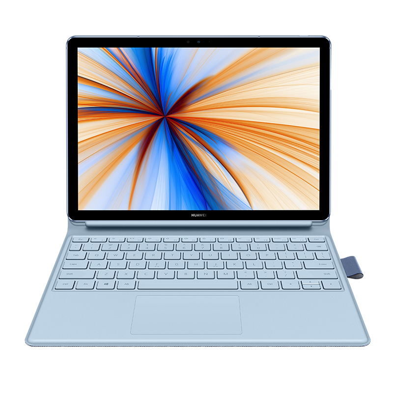 华为 HUAWEI MateBook E 12英寸 平板电脑笔记本电脑轻薄本二合一(八核高通骁龙850处理器 8GB 256GB固态硬盘 含皮套键盘 魅海蓝)