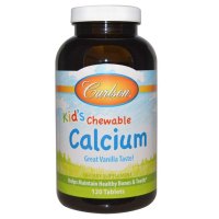 Carlson 康一生 儿童咀嚼钙 香草味 120粒/瓶