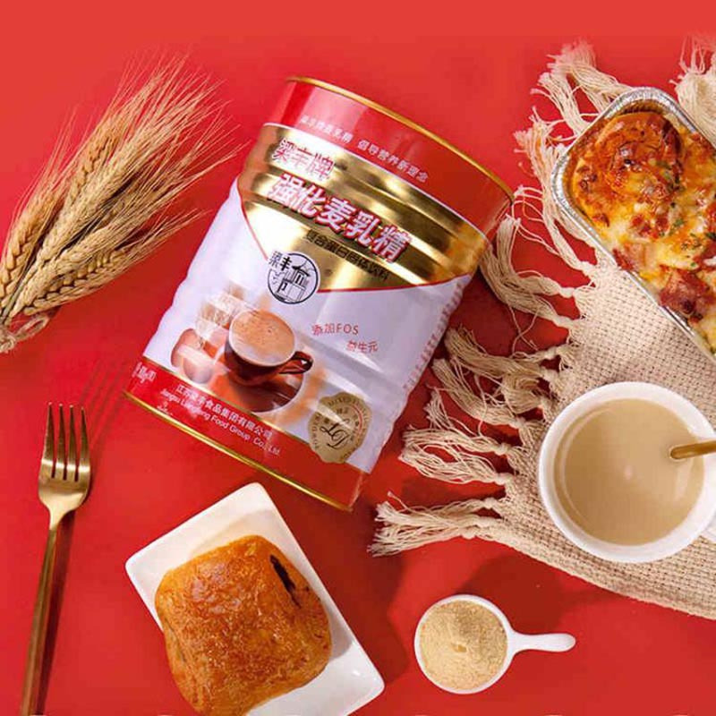 梁丰强化麦乳精400g罐装80后怀旧零食可可粉冲泡饮品视频