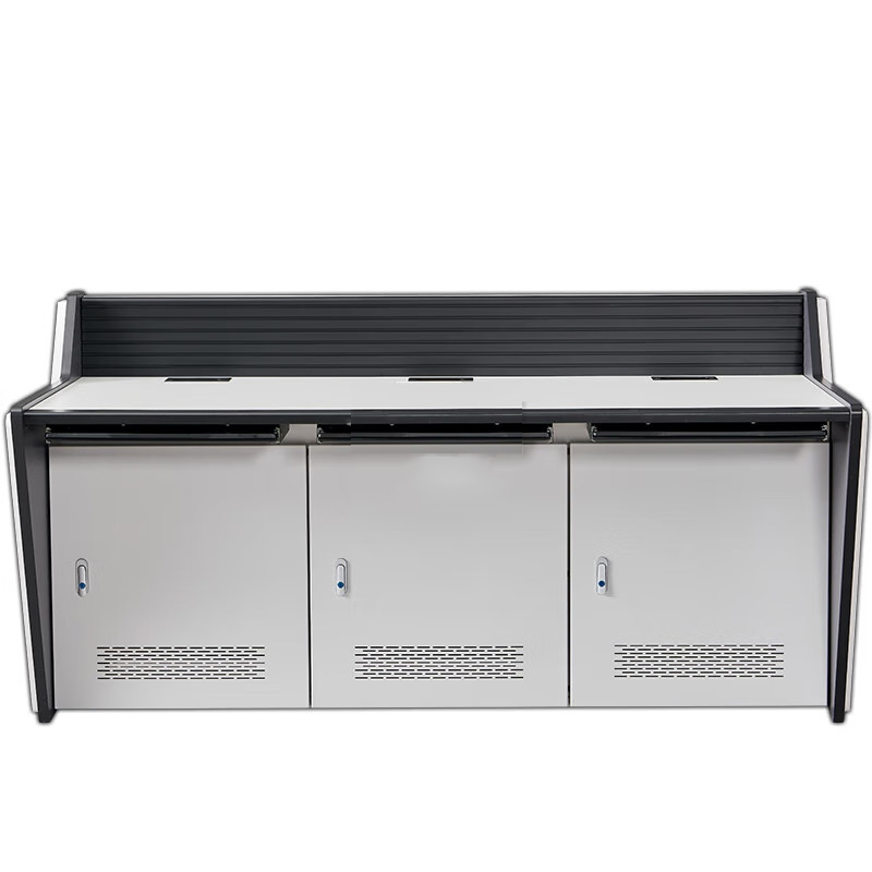 四联2.4米监控操作台机柜机房指挥席中心主席台厚度1.0mm高清大图