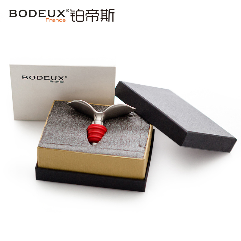 铂帝斯BODEUX 红磨坊双瓣红酒塞 不锈钢酒瓶塞酒嘴塞