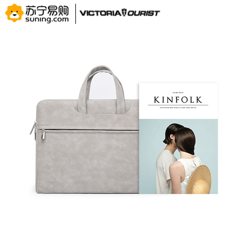 维多利亚旅行者(VICTORIATOURIST)V7019(浅灰色)14英寸手提电脑数码包