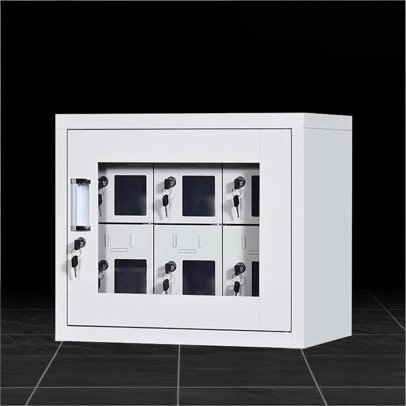 迅迈 六门玻璃款 手机充电带锁存放柜 单位:台 35*55*48CM 货期七天 质保一年