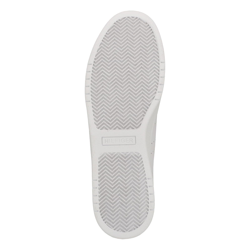 TOMMY HILFIGER男款皮质休闲鞋圆头系带运动鞋舒适缓震橡胶大底日高清大图