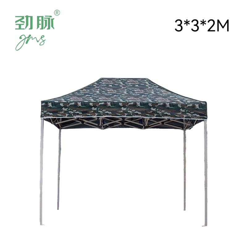 劲脉 迷彩四脚帐篷 3*3*2M 顶高清大图