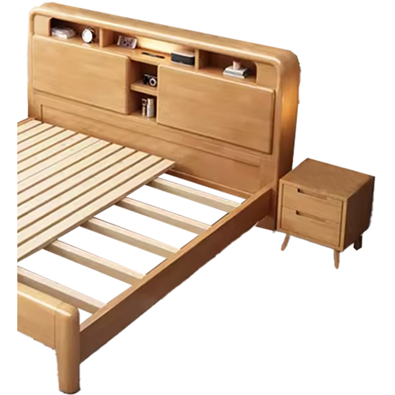 铭羽洋员工床1.2m+床头柜套高清大图