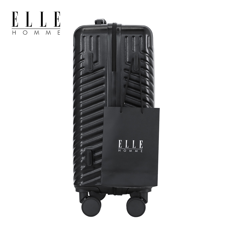 ELLE HOMME EH103261 轻便万向轮拉杆箱 26寸百搭黑高清大图