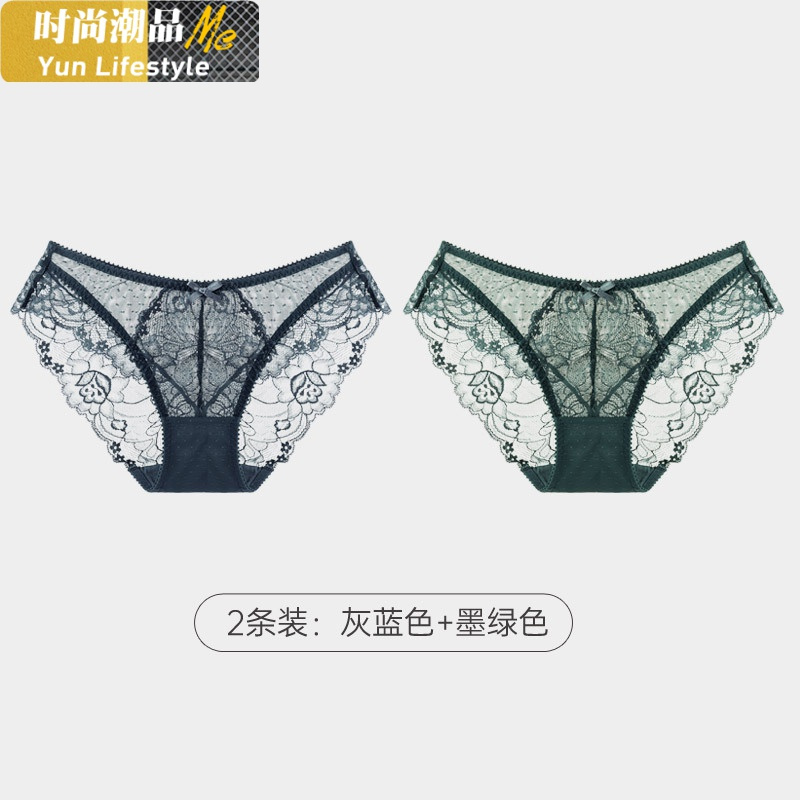 Yunwuxin女士性感蕾丝内裤女夏季透明蕾丝薄款诱惑透气棉裆底裤内裤报价 参数 图片 视频 怎么样 问答 苏宁易购