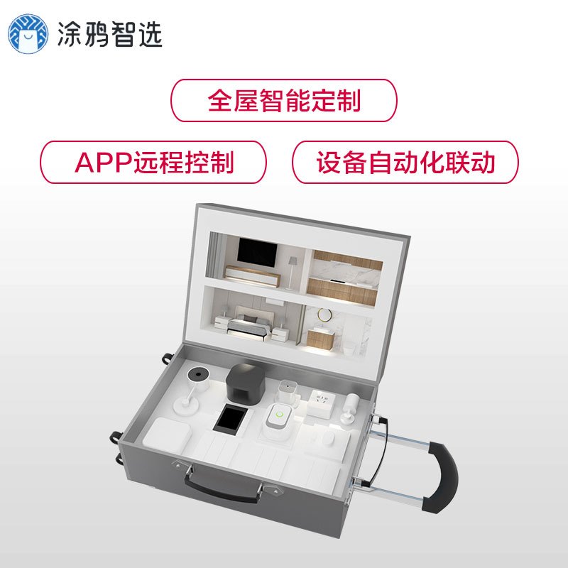 涂鸦智选 智能家居沙盘拉杆箱模型 智选行李箱ZXXLX-TY10 智慧生活全屋联动定制演示 语音/app/面板控制