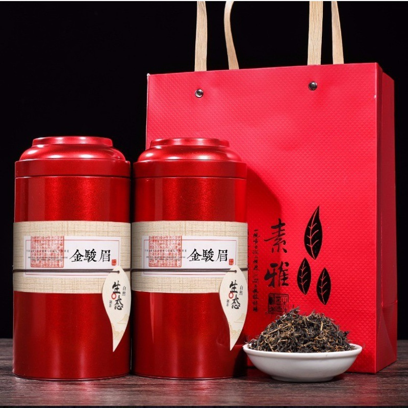 [赠一壶四杯]金骏眉正山小种 茶叶红茶礼盒装浓香型 金骏眉+正山小种共500g(无赠品)