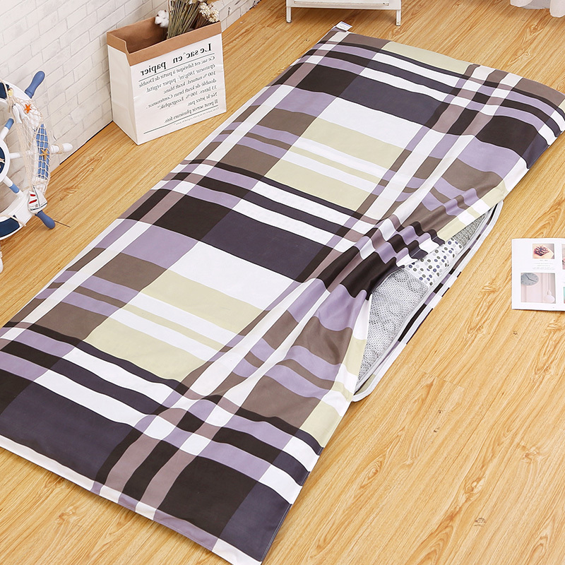 美帮汇单人床垫保护套0.9m米全包床罩90cm上下床防尘拉链学生床笠宿舍 小城格调（床垫套） 90x190cm