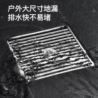 潜水艇110地漏防臭户室外天台阳台露台花园大排量防虫反味75管淋浴地漏