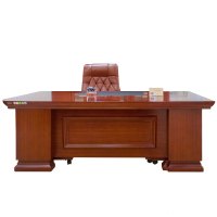 勒米卡乐(LEMIKALE)-51 办公家具 大班台+副柜 办公桌