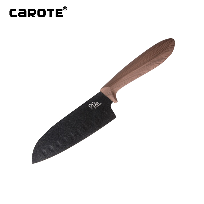 [新品]Carote菜刀家用厨房不锈钢锋利切片肉厨师专用 5英寸三德刀